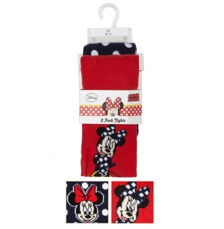 Колготы детские, упаковка из 2шт, Minnie Mouse от debenhams